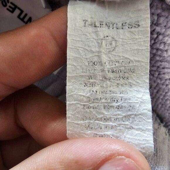 TALTENTLESS Women's Purple Cotton Joggers Sweatpants Size Medium - Picture 9 of 10